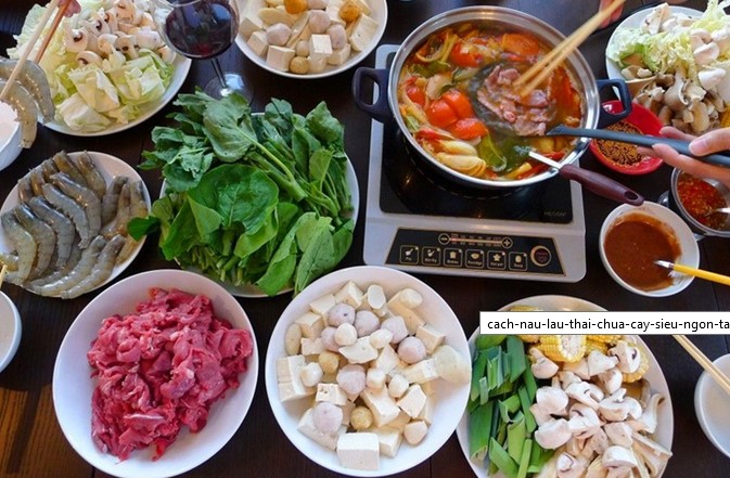 cách nấu lẩu thái
